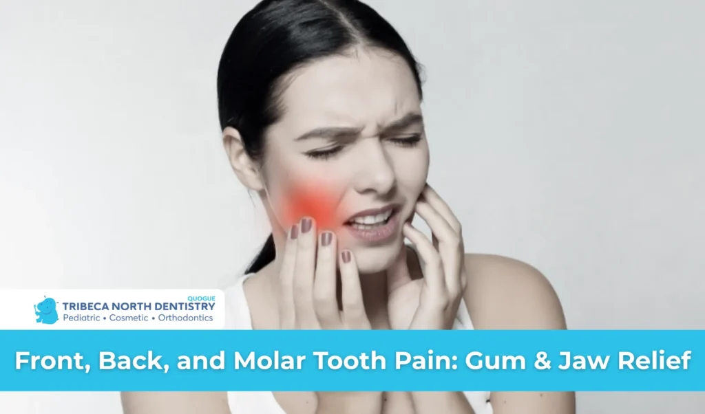Front, Back, and Molar Tooth Pain Gum & Jaw Relief